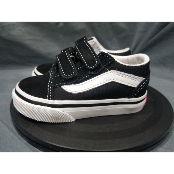 Vans Old Skool Toddler Sneakers Black White Size 6 NEW IN BOX! - Picture 3 of 13